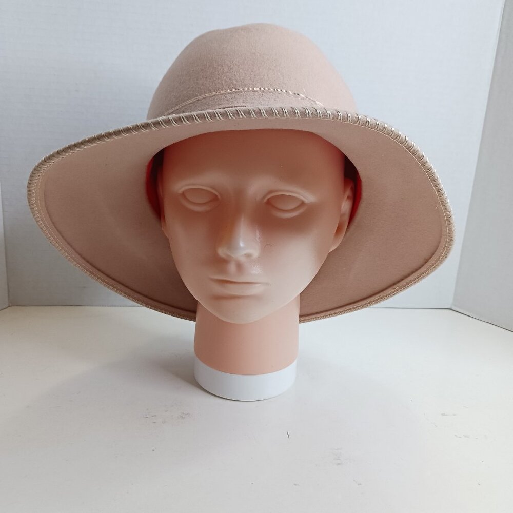Vintage Women Elegant French Style Wool Bucket Hat
